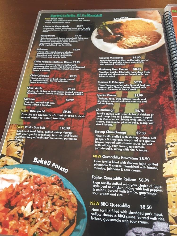 El Palenque Menu image 1